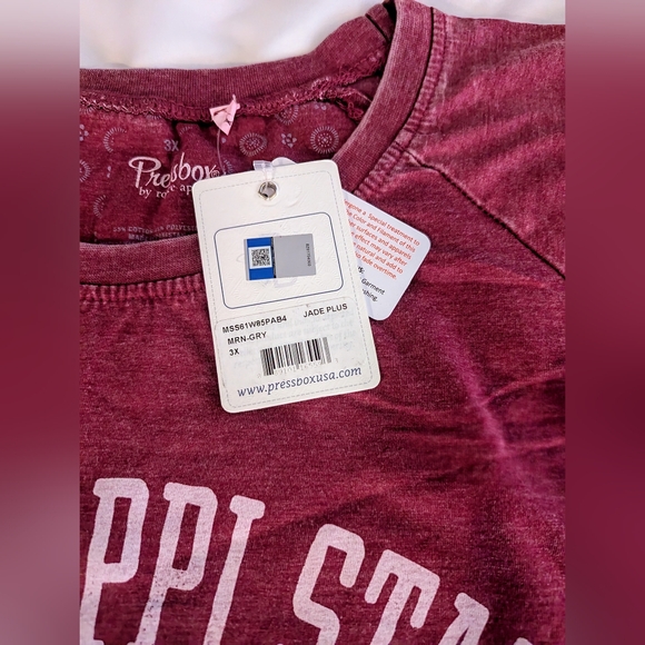 Women's plus size Mississippi State Bulldogs long sleeve T-shirt in size 3x. - Picture 4 of 8